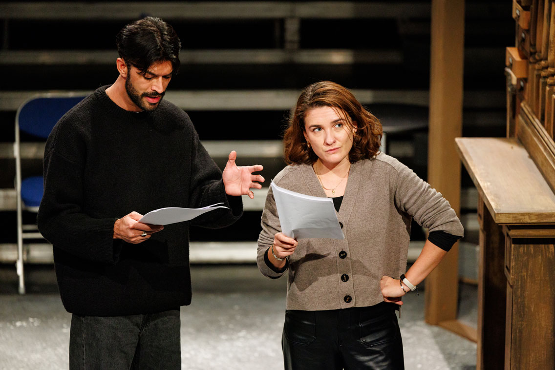 Photograph of Actors Bea Svistuneko, Adam Samuel-Bal at HighTide Rising